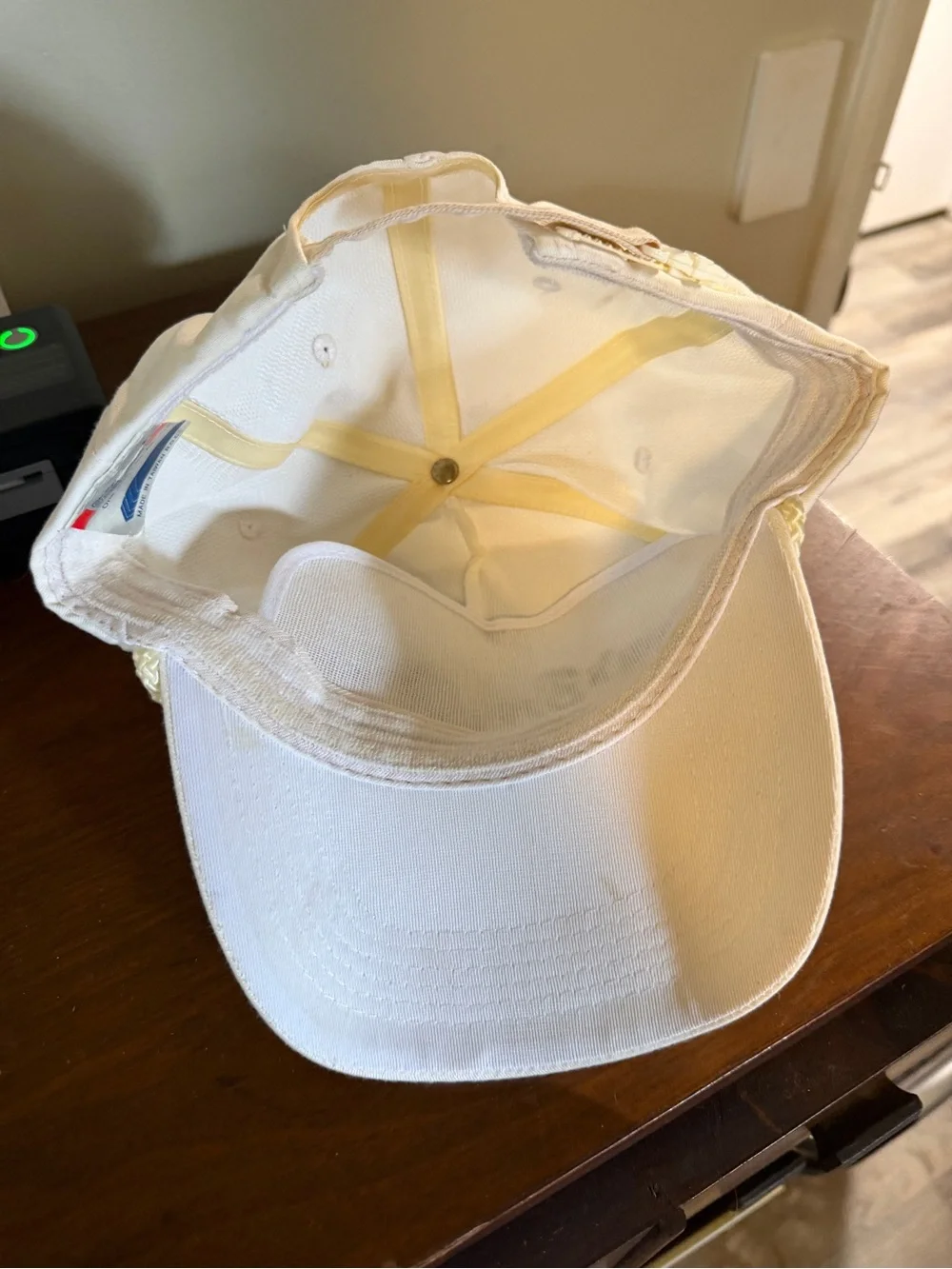 Bum's BAD News Cream Rope-Trim Baseball Cap
